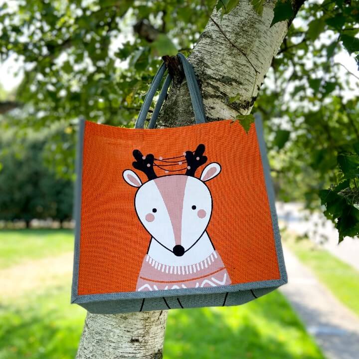 Reusable holiday gift bag