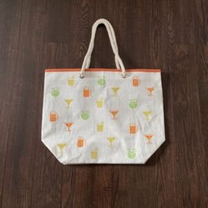 Summer Drinks Reusable Tote Bag